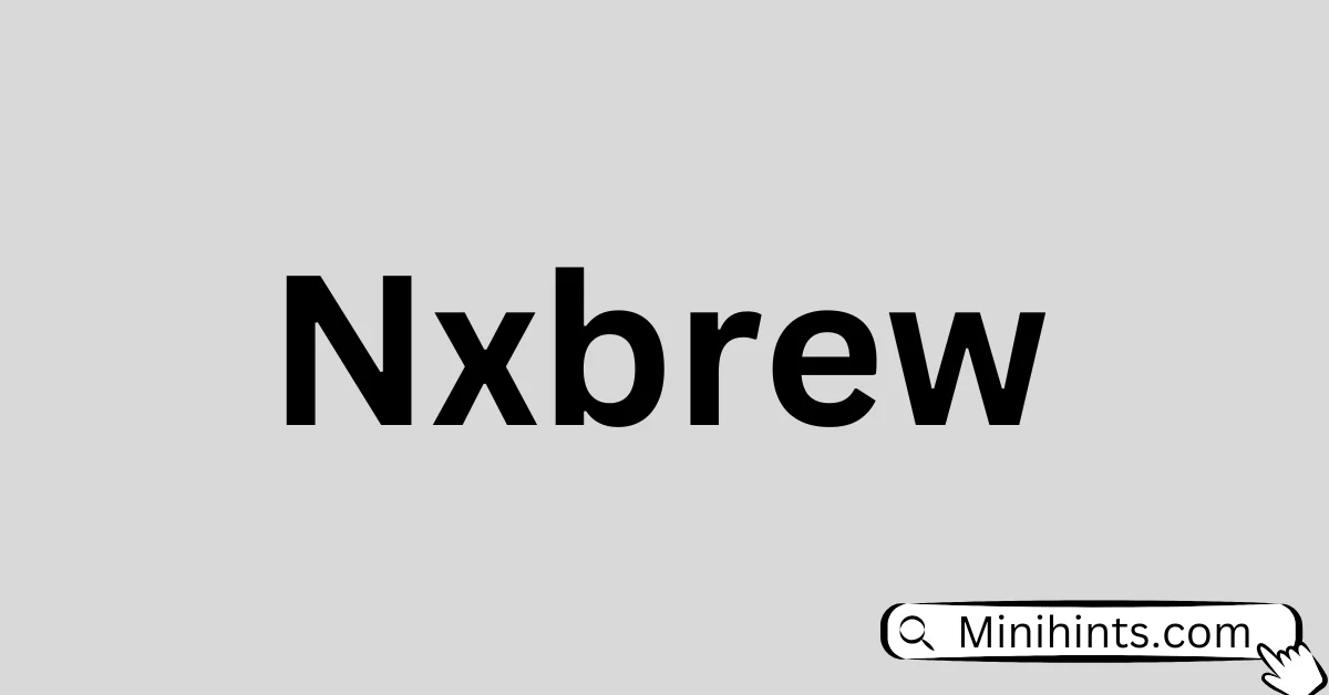 Nxbrew