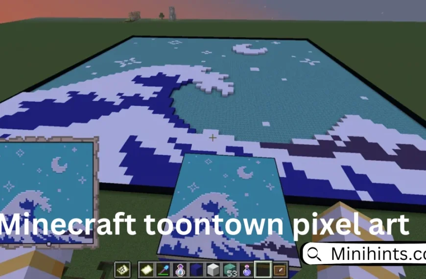 Minecraft Toontown Pixel Art