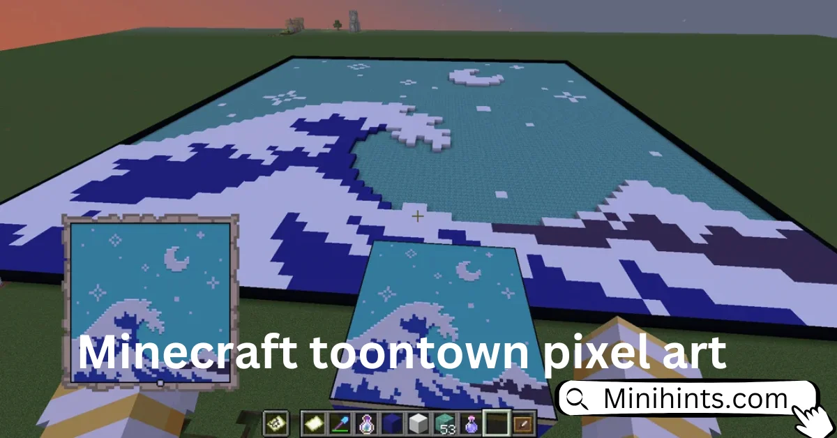 Minecraft Toontown Pixel Art